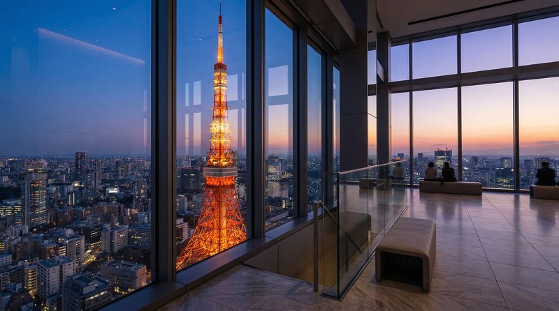 麻布台之丘與東京鐵塔