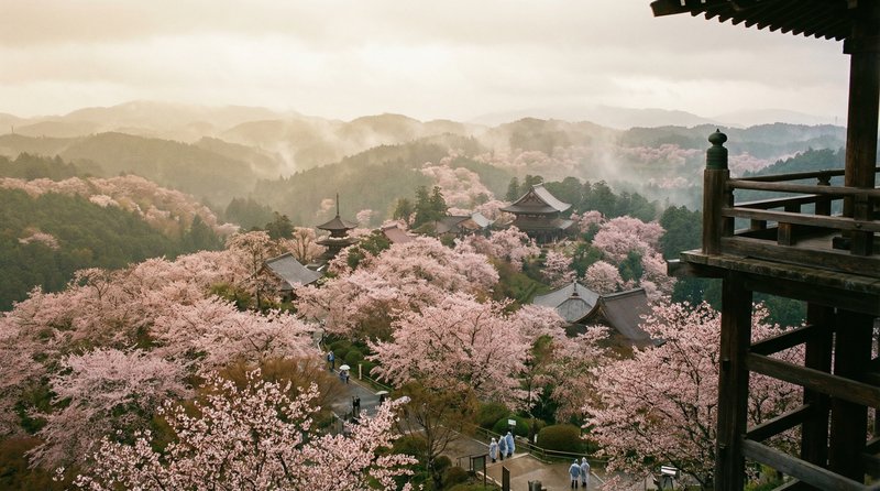 奈良吉野山櫻花