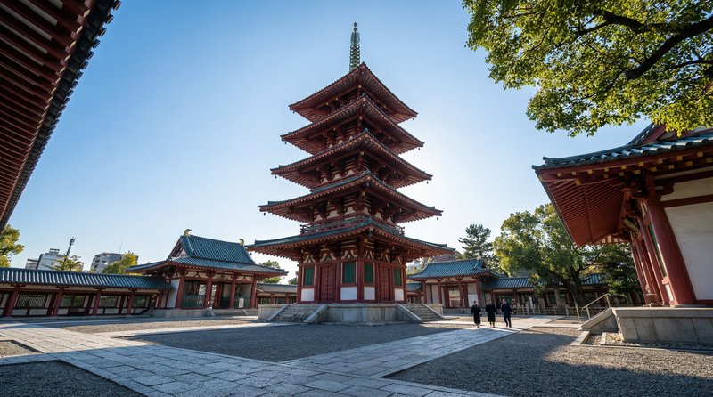 四天王寺的五重塔