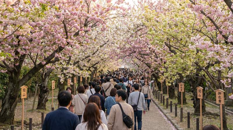 大阪造幣局櫻花通道