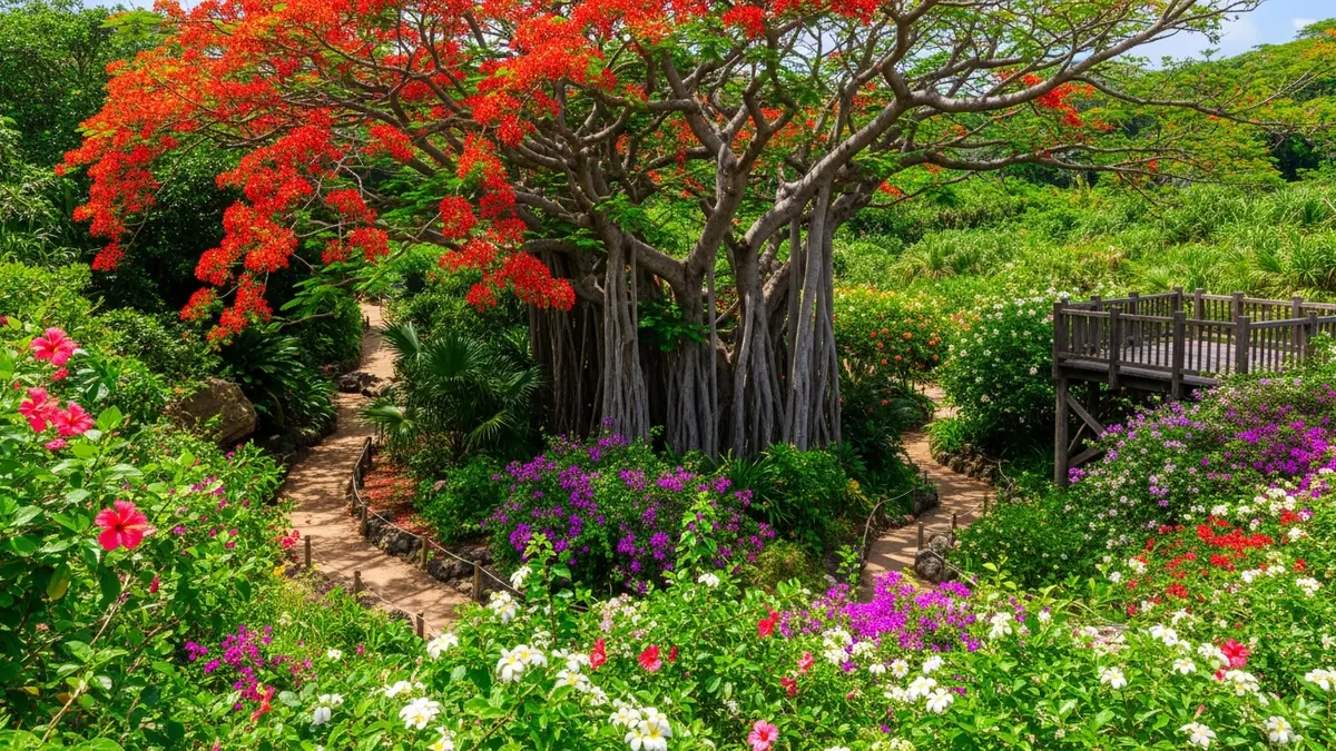 5個熱帶花果園秘境