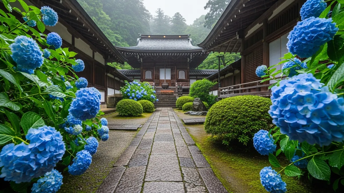 2026日本6月梅雨季浪漫攻略：鎌倉、箱根7大繡球花秘境與室內行程，雨天也能玩得盡興！ - 鎌倉雨中繡球花徑：五大秘境巡禮