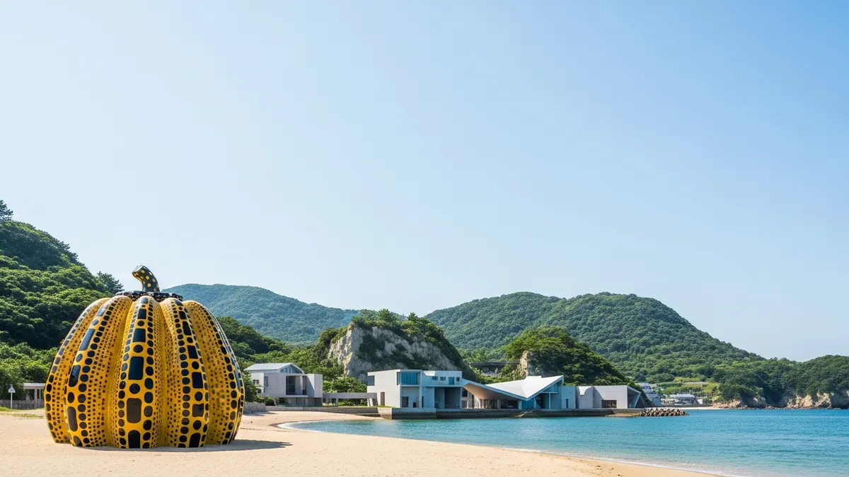 2026瀨戶內海跳島之旅：5大療癒小島與自行車道攻略，探索藝術與自然交織的秘境 - 直島：藝術療癒與安藤建築巡禮