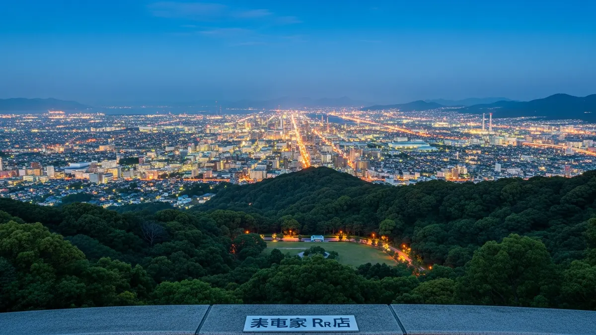 2026日本新三大夜景攻略:北九州、橫濱、長崎5大絕美觀賞點與交通指南 - 北九州皿倉山:鋼鐵與燈海交織的魔幻