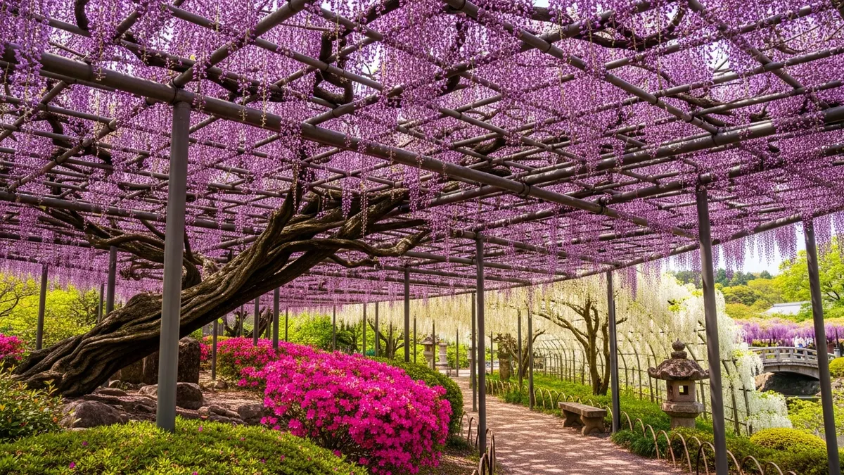 2026日本紫藤花季：足利花卉公園5大夢幻打卡點與關東近郊賞花路線推薦 - 關東近郊紫藤賞花路線推薦