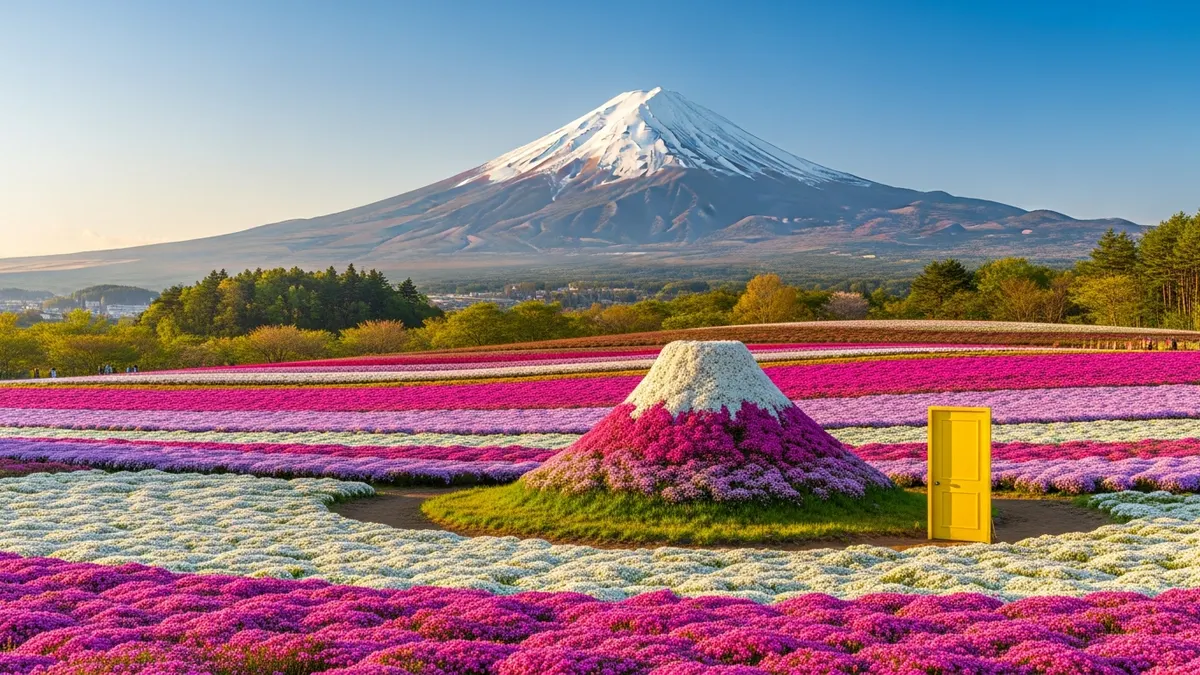 2026富士山芝櫻祭：本栖湖5大夢幻花海與周邊景點一日遊 - 拍攝秘訣：定格富士山與花海同框